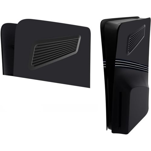 Eryi-Couvercle Supérieur De Remplacement Pour Ps5 Pro Console, Plaques Latérales Coque Couverture Supérieure Gauche Et Droit Avec Aérations Pour Ps5 Pro Digital/Disc Edition, Noir