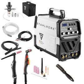 STAHLWERK Poste de soudage AC/DC TIG 200 CUT avec MMA et découpeur plasma intégré