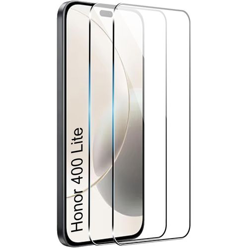 2 Pièces Pour Honor 400 Lite/Honor 200 Lite/Honor X8c/X8b Verre Trempé, Protection De L'appareil Photo Et Film De Protection Du Verre, Dureté 9h, Protecteur D'écran Hd Anti-Bulle