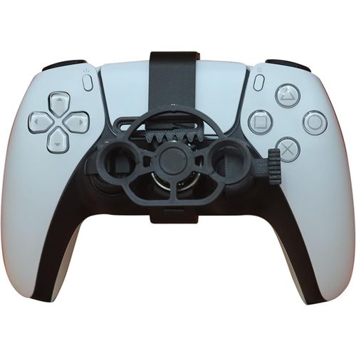 Kal-Pour Ps5 3d Mini Volant De Contrôleur Gaming Racing Game Accessoires De Remplacement (Carbon Fibre)