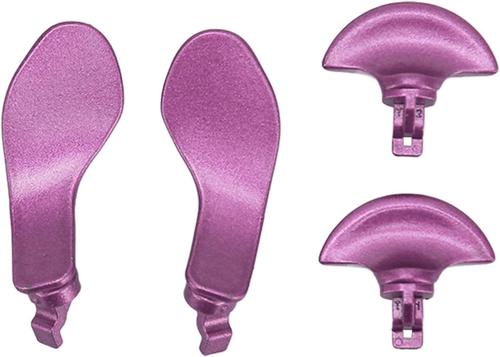 Lot De 4 Palettes En Métal, 2 Paires De Boutons D'épaule Pour Manette Ps5, Pièces De Rechange Pour Manette Ps5 Edge (Violet)