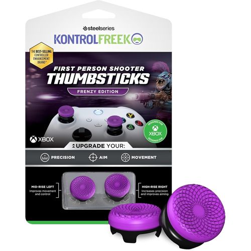 Lkljij-Fps Freek Frenzy Pour Manette Xbox One Et Xbox Series X | Baguettes De Performance | 1 Taille Haute, 1 Taille Moyenne | Violet/Noir