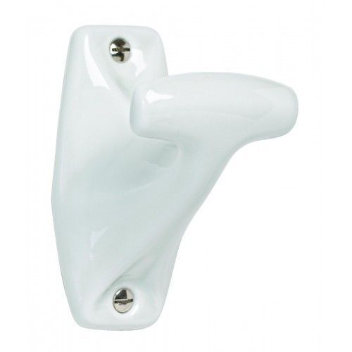 Patère en porcelaine de Limoges 1930 - hauteur 97 mm - blanc MÉRIGOUS