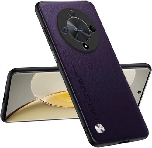 KAL-Coque Compatible Avec Honor Magic6 Lite 5G (6.78") \U2013 Protection Sûre Et Élégante - Violet Foncé