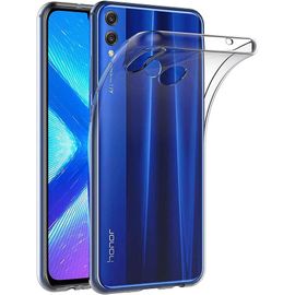 Kal-Coque Honor 8x, Transparente Silicone Coque Pour Huawei Honor 8x Housse Silicone Etui Case (6,5 Pouces)