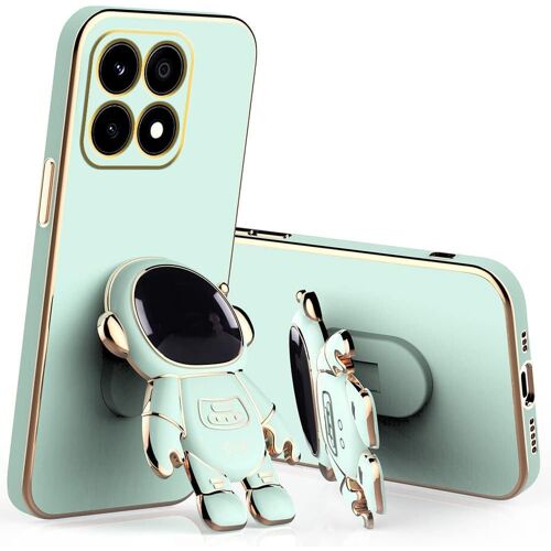 KAL-Compatible Avec Coque Honor 200 Smart Silicone, Ultra Souple Coqu Honor 200 Smart Antichoc Coque De Téléphone Avec Support Astronaute Placages Mignon Désign (Vert)