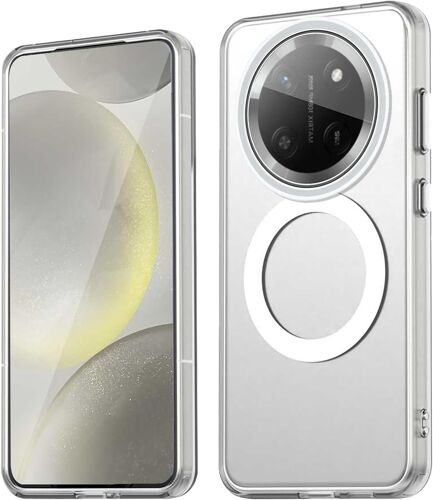 KAL-Coque Pour Huawei Honor Magic 7 Lite / Magic7 Lite Étui, [Magsafe Compatible] Housse/Ultra Mince Tpu Anti-Traces Antichoc Mat Design - Blanc