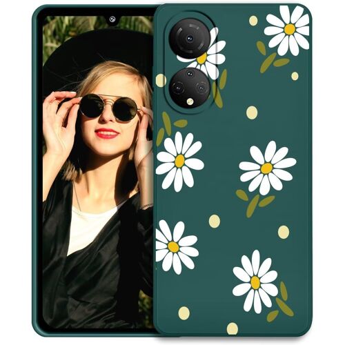 KAL-Coque Pour Honor X7 4G Étui, Housse En Silicone Tpu Souple Et Mince Avec Protection De L'Appareil Photo, Case Résistant Aux Chocs Pour Honor X7 4G Vert Foncé