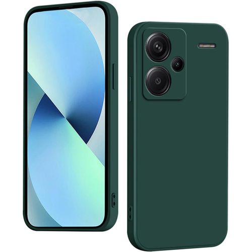 KAL-Coque Pour Xiaomi Redmi Note 13 Pro Plus 5G (13 Pro+ 5G) Silicone Antichoc Antidérapant, Étui Protection À Motifs Mignon Durable Souple Mince Intégrale Protection Housse (Vert)