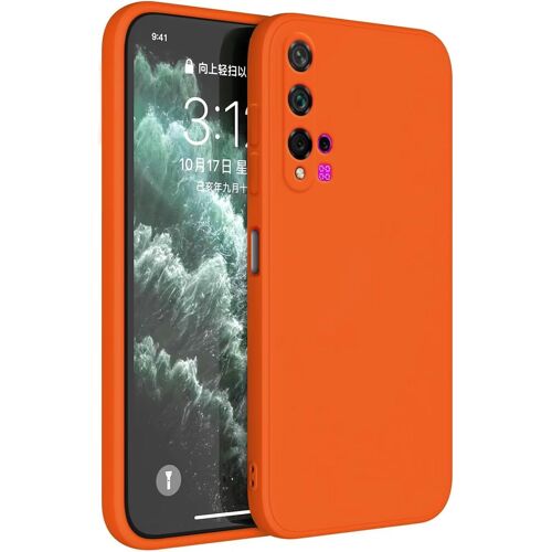 KAL-Coque Pour Huawei Nova 5T / Honor 20 (6.26"" Inches) Etui Housse, Protecteur De Peau En Silicone Tpu - Orange