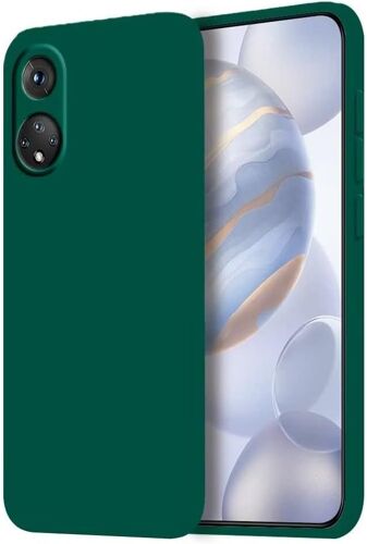KAL-Coque Pour Honor 50 / Huawei Nova 9 Protection Étui, (6.52"" Inches) Liquide Tpu Silicone Case Anti Rayures Ultra Mince Souple Cover En Silicone Vert Foncé