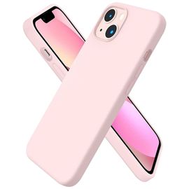 Coque De Protection En Silicone Rose Clair Pour Apple Iphone 13 6.1"" - Visiodirect -