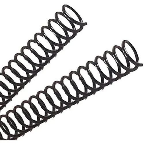 Spirales Métalliques Pour Reliure - Dhp - Lot De 100 - 22 Mm - Noir - 5:1 - 190 Feuilles Max