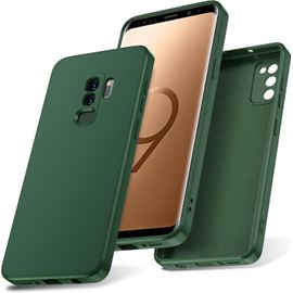 Kal-Coque Pour Samsung Galaxy S9 Plus S9+ Case En Silicone, Etui De Protection Antichoc Cover Etui Housse Silicone Ultra Mince Pour Samsung S9 Plus S9+, Vert