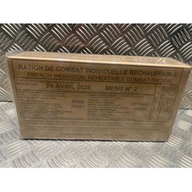 Ration De Combat Individuelle Rechauffable 24h Armee Française N2 Rcir
