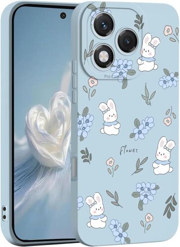 KAL-Coque Silicone Liquide Pour Honor 400 Lite 5G, Très Mince Givrée Douce Tpu Bumper Antichoc Housse, Dessin Animé Mignon Et Motif De Coeur Femme Mode Étui - I03