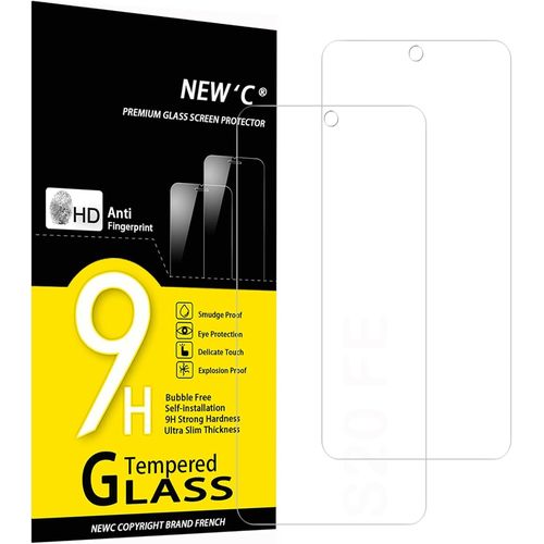 Pack Of 2 Tempered Glass Screen Protectors For Samsung Galaxy S20 Fe / S20 Fe 5g - Bubble-Free - Ultra Resistant (0.33 Mm Hd Ultra Transparent) 9h Hardness Glass