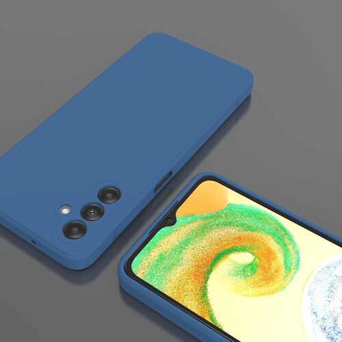 KWEX-Coque pour Samsung Galaxy A04s / A13 5G + Film Protection écran en Verre trempé,Housse Ultra Premium TPU Silicone Liquide Flexible pour Samsung Galaxy A04s / A13 5G - Bleu