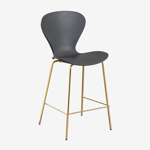 Lot de 4 tabourets hauts Uit Doré ¿65 cm