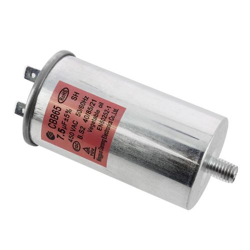 Condensateur 7.5MF 34060033 pour Seche linge CONTINENTAL EDISON, CURTISS, DOMEOS, FAGOR, FRANGER, PROLINE, THOMSON