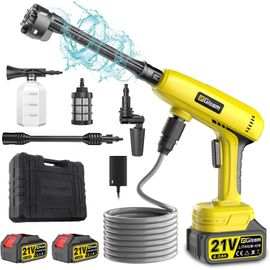 Nettoyeur Haute Pression Sans Fil 200 Bars 6 En 1 | Jet Puissant