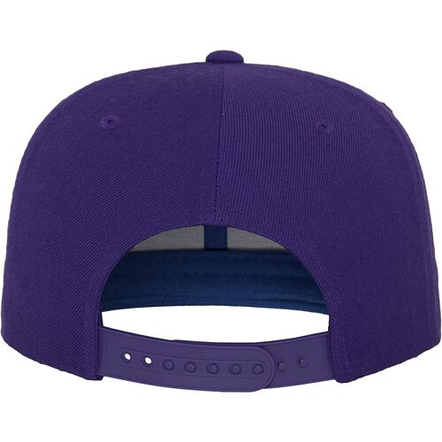 Flexfit Classic 6-Panel Snapback Cap - Violet