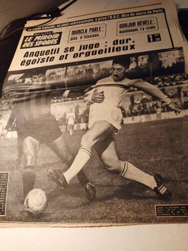 Le Miroir Des Sports N°933 15/10/1962 Anquetil Moncla Goujon Stade Français