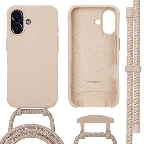 Imoshion Coque De Couleur Avec Cordon Amovible Magsafe Iphone 16 Nude