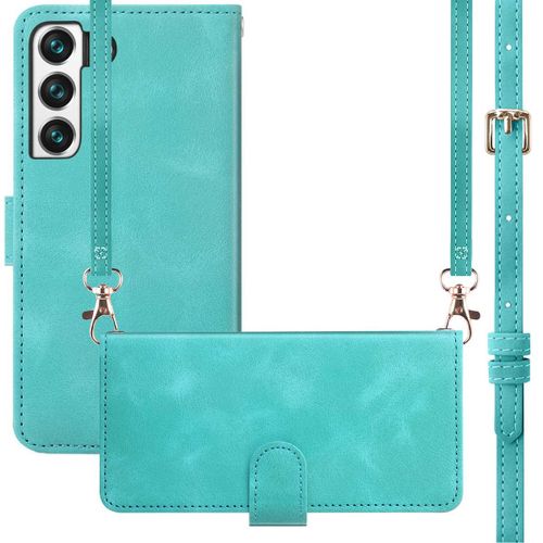 Imoshion Etui De Téléphone Portefeuille Avec Cordon Samsung Galaxy S22 Turquoise