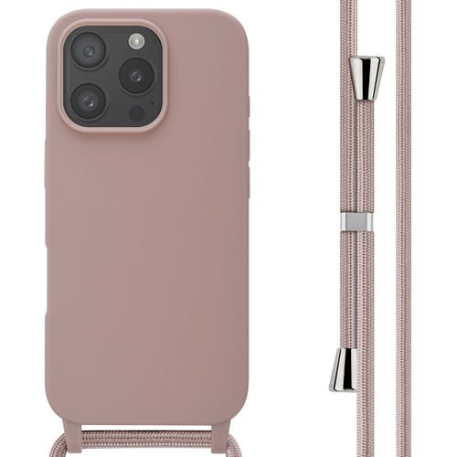 Imoshion Coque En Silicone Avec Cordon Iphone 16 Pro Sand Pink
