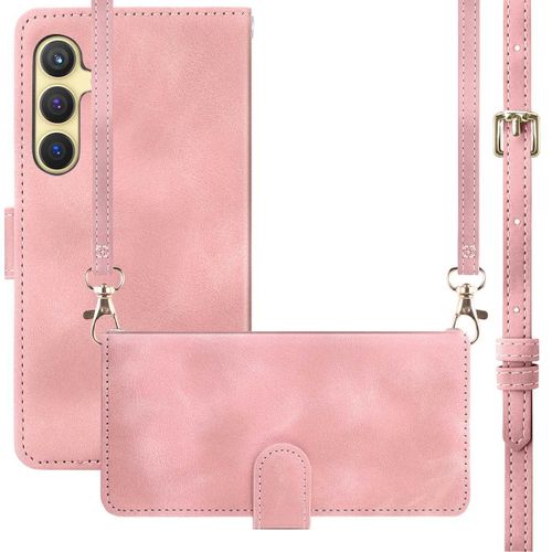 Imoshion Etui De Téléphone Portefeuille Avec Cordon Samsung Galaxy S24 Rose