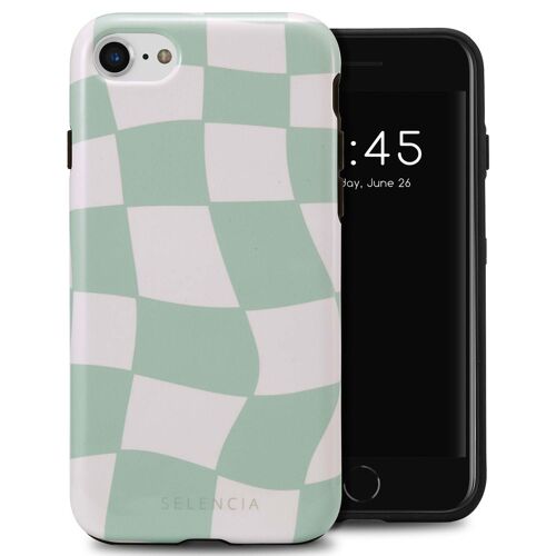 Selencia Coque arrière Vivid iPhone SE (2022 / 2020) / 8 / 7 / 6(s) Groovy Sage Green