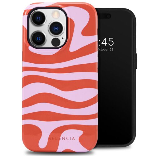 Selencia Coque arrière Vivid iPhone 14 Pro Dream Swirl Pink