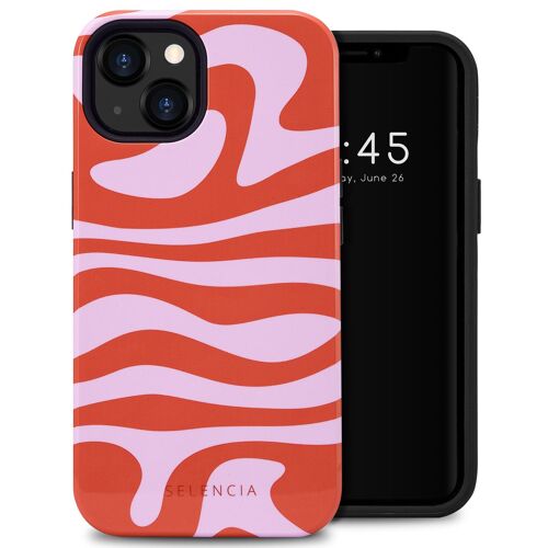 Selencia Coque arrière Vivid iPhone 13 Dream Swirl Pink