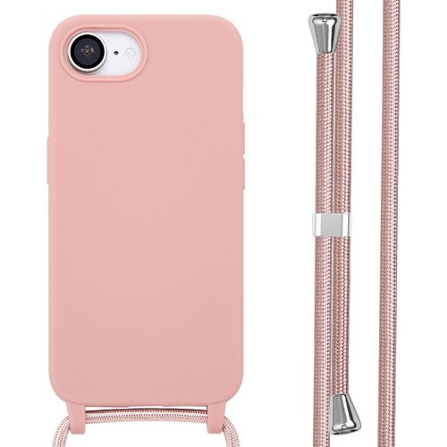 Imoshion Coque En Silicone Avec Cordon Iphone Se 4 Sand Pink