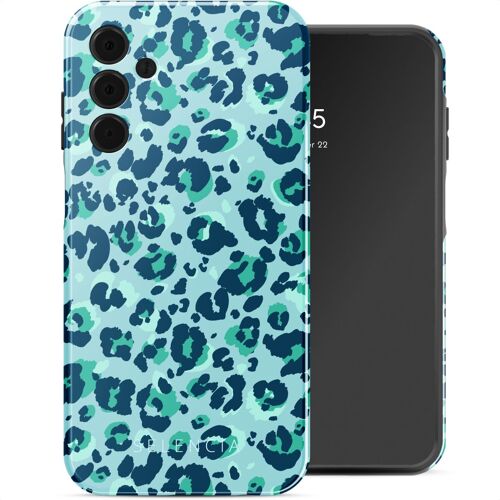 Selencia Coque Arrière Vivid Tough Samsung Galaxy A15 (5g/4g) Wild Spots Light Blue