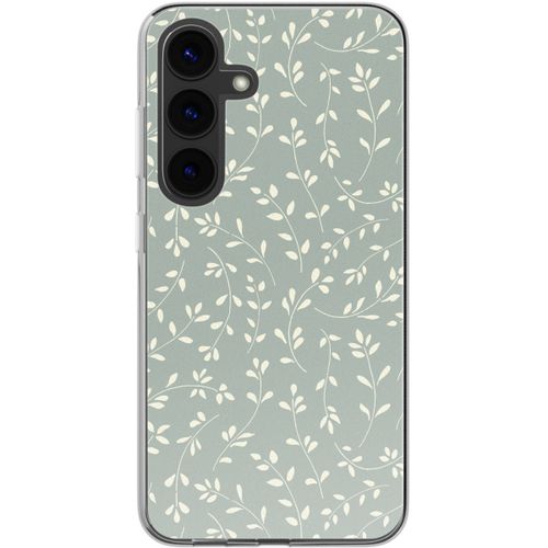 Imoshion Coque Design Pour Samsung Galaxy S24 Smoke Green Flowers