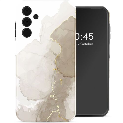 Selencia Coque arrière Vivid Samsung Galaxy A15 (5G) Marble Light Brown