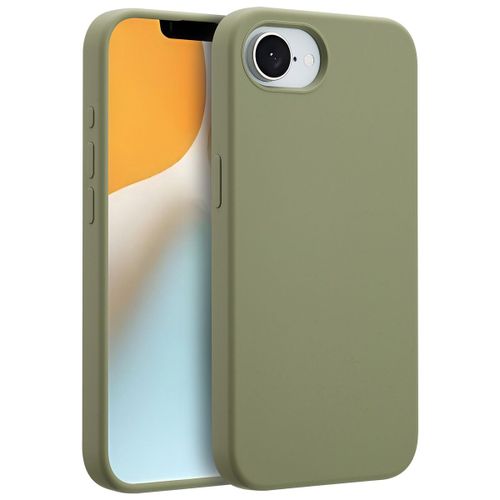 Accezz Coque Liquid Silicone avec MagSafe iPhone SE 4 Cooper Green