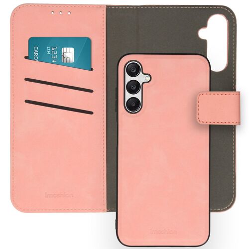 iMoshion Etui de téléphone de type portefeuille de luxe 2-en-1 amovible Samsung Galaxy A25 Rose