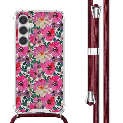 Imoshion Coque Design Avec Cordon Samsung Galaxy S24 Flower Water