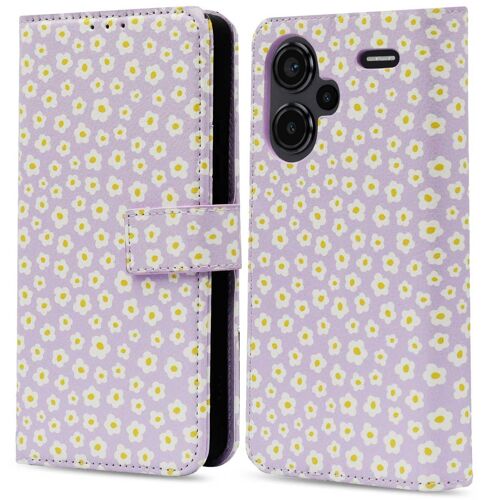 Imoshion Étui De Téléphone Portefeuille Design Xiaomi Redmi Note 13 Pro Plus (5g) White Daisy