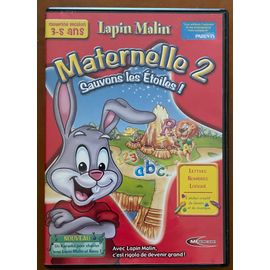 Disc Compact Digital Data - Lapin Malin Maternelle 2 De 3 À 5 Ans 