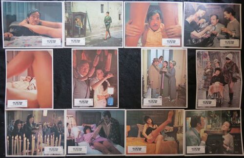 Venez Donc Prendre Le Café Chez Nous ! - Réalisé En 1970 Par Alberto Lattuada Avec Ugo Tognazzi, Francesca Romana Coluzzi - 12 Photos Originales D'Exploitation De Cinéma - Chaque Affiche De 22,5x29 Cm