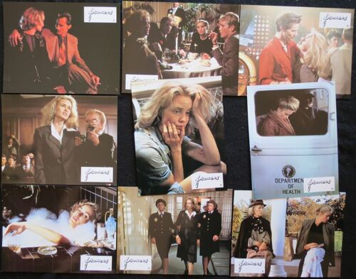 Frances : Jeu De 9 Photos D'exploitation De Cinéma - Chaque Petite Affiche 21x27 Cm - De Graeme Clifford Avec Jessica Lange, Kim Stanley, Sam Shepard, Lane Smith - Film 1982