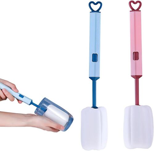 2 Pcs De Nettoyage De Paille,Brosses De Nettoyage De Paille,À Bouteilles,Pour Salle De Bain,Toilettes,Cuisine,Fenêtre,Porte Et Suceur Plat,Outil De Nettoyage Multifonctionnel