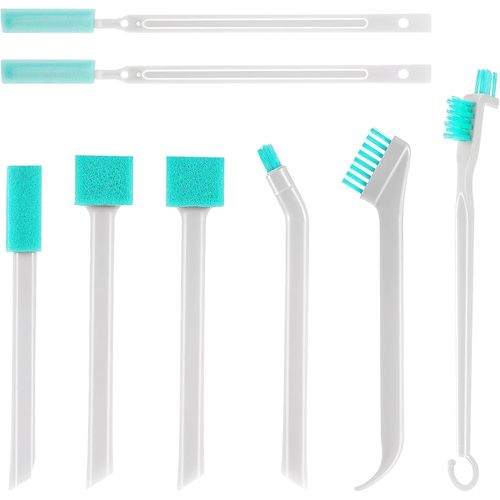 ChenQuanSarl-Lot De 8 Petites s De Nettoyage D'Angle - Mini s De Nettoyage En Éponge - Petite De Nettoyage - De Nettoyage Pour Pipes - De Nettoyage Étroite - De Nettoyage