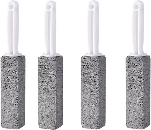 4Pcs Pierre Ponce avec Poignée Cleaning,Pierre de Nettoyage des Toilettes,Toilettes Propres à la Pierre Ponce,pour Nettoyer Toilettes, Cuisines