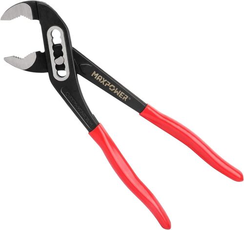 Pince Multiprise Réglable 250mm ¿ Ouverture 90mm, Acier Cr-V, Antidérapante, Pince Plombier Professionnelle pour Tuyaux & Écrous