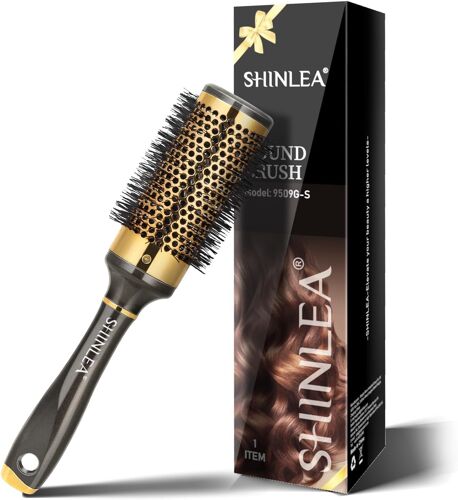 Brosse Cheveux Démélant - Shinlea Brosse Cheveux Bouclés Anti-Traction Pour Fille Femme Homme 43 Mm, Démêlant, Coiffant Et Séchant, Ajoutant Du Volume Et De La Brillance